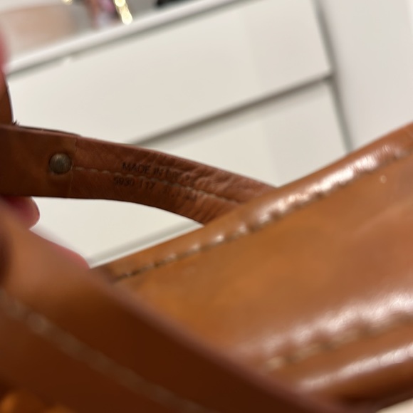 HOLIDAY SALE! 🎁 Camel leather Tory Burch Miller Sandals - Picture 5 of 7